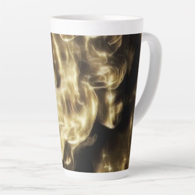 Taza De Café Latte Brillo piroclástico (Ángulo derecho)