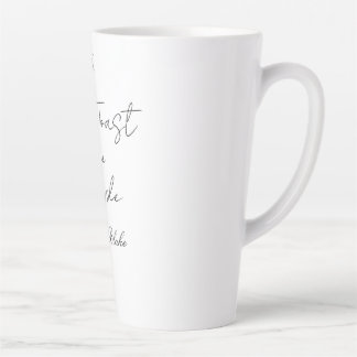 Taza De Café Latte Brindemos por la pareja compromiso fiesta de boda 
