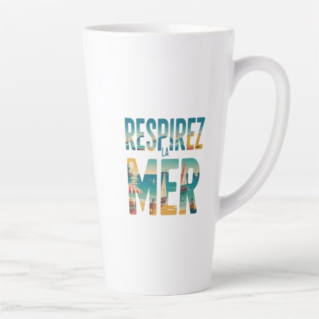 Taza De Café Latte Brisa cálida (Derecha)