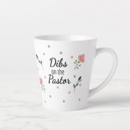 Taza De Café Latte Bromas sobre el Pastor: Esposa del Pastor
