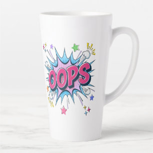 Taza De Café Latte brote de cómico de la OPPS