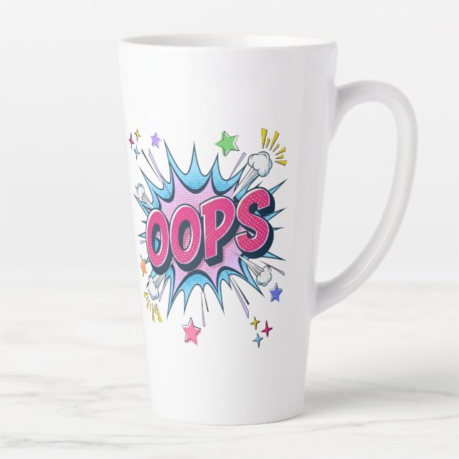 Taza De Café Latte brote de cómico de la OPPS (Derecha)