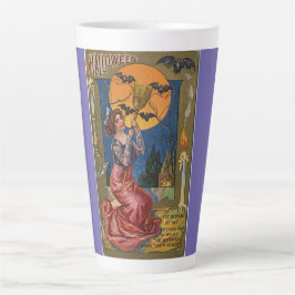 Taza De Café Latte Bruja lunar completa