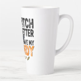 Taza De Café Latte Bruja Mejor Tenga Mi Caramelo de Halloween 