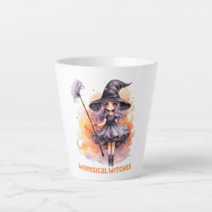 Taza De Café Latte Brujas caprichosas