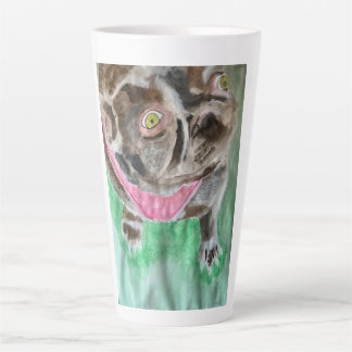 Taza De Café Latte Bruno el bulldog