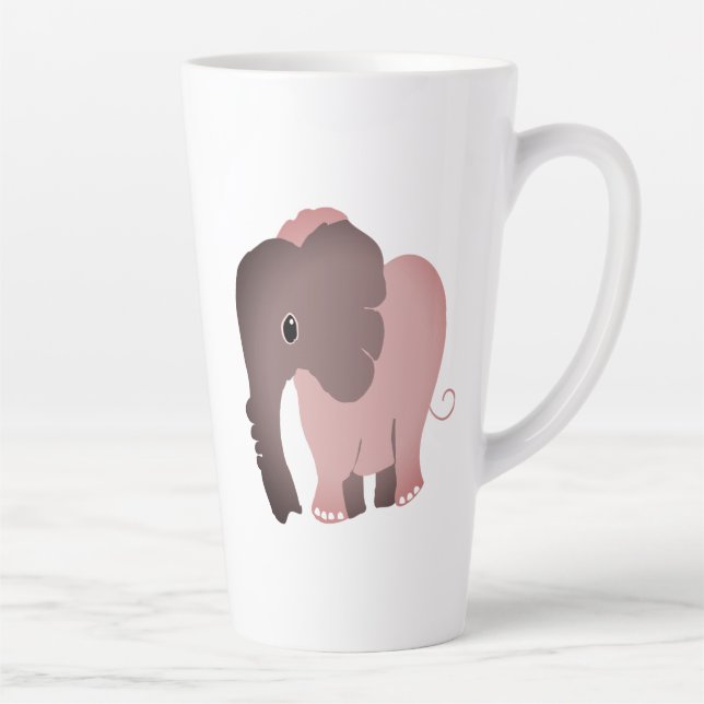 Taza De Café Latte Buen elefante (Derecha)