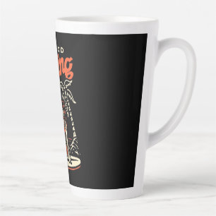 Taza De Café Latte Buen sentimiento Chica surfista