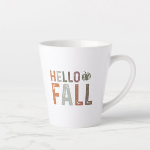 Taza De Café Latte Bueno, hola otoño