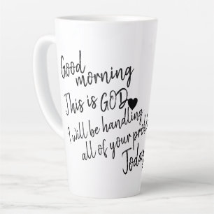 Taza De Café Latte Buenos días