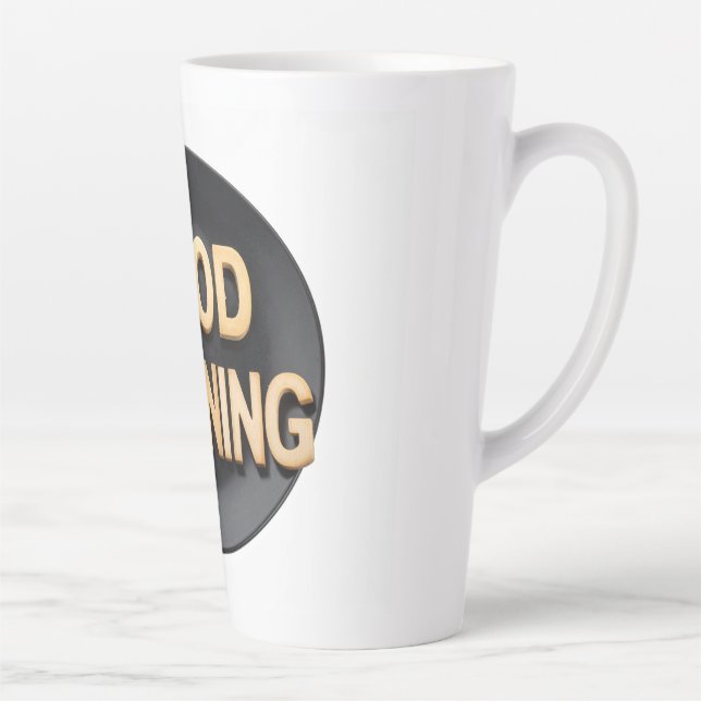 Taza De Café Latte Buenos días (Derecha)