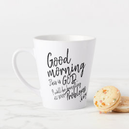 Taza De Café Latte Buenos días