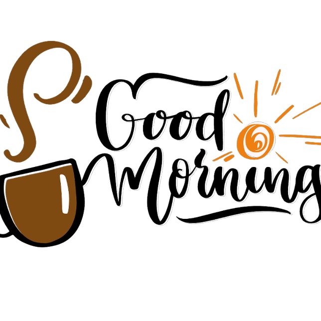 Taza De Café Latte Buenos días (Subido por el creador)