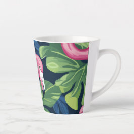Taza De Café Latte Buenos días Flamingo Coffee Mug