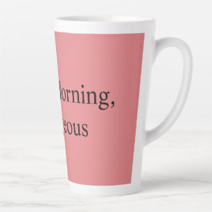 Taza De Café Latte Buenos Días, Preciosa