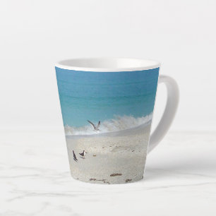 Taza De Café Latte Buenos días Surf Latte Mug