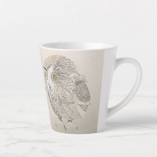 Taza De Café Latte Búho latte mug