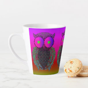 Taza De Café Latte ¡búhos!