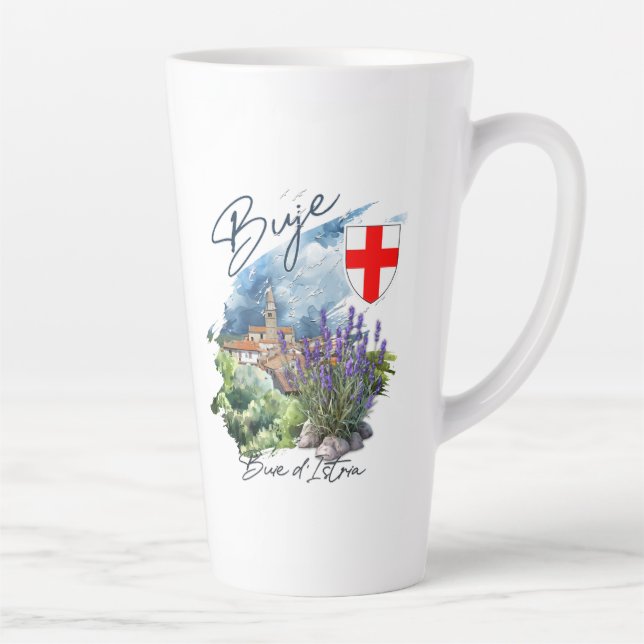 Taza De Café Latte Buje Croacia (Derecha)