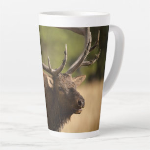Taza De Café Latte Bull Elk Latte Mug