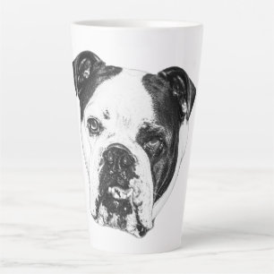 Taza De Café Latte Bulldog Invernal Morning Mug