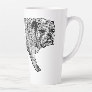 Taza De Café Latte Bulldog Noel Mug
