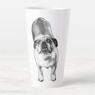 Taza De Café Latte Bulldog Starlight Gaze
