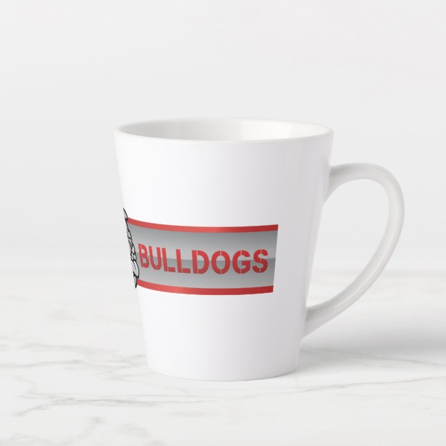 Taza De Café Latte Bulldoges Mason #4 (Derecha)