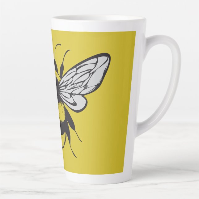 Taza De Café Latte Bumble Bee (Derecha)