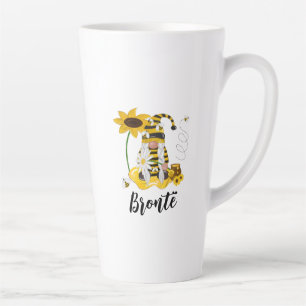 Taza De Café Latte Bumble Bee Sunflower Gnome Mug Personalizado
