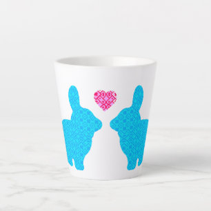 Taza De Café Latte Bunny Love