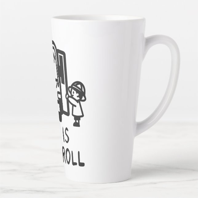 Taza De Café Latte burro (Derecha)