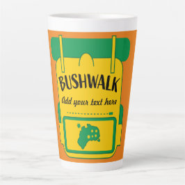 Taza De Café Latte bushwalk australia travel mug