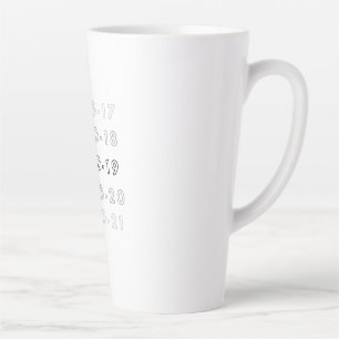 Taza De Café Latte c o v i d
