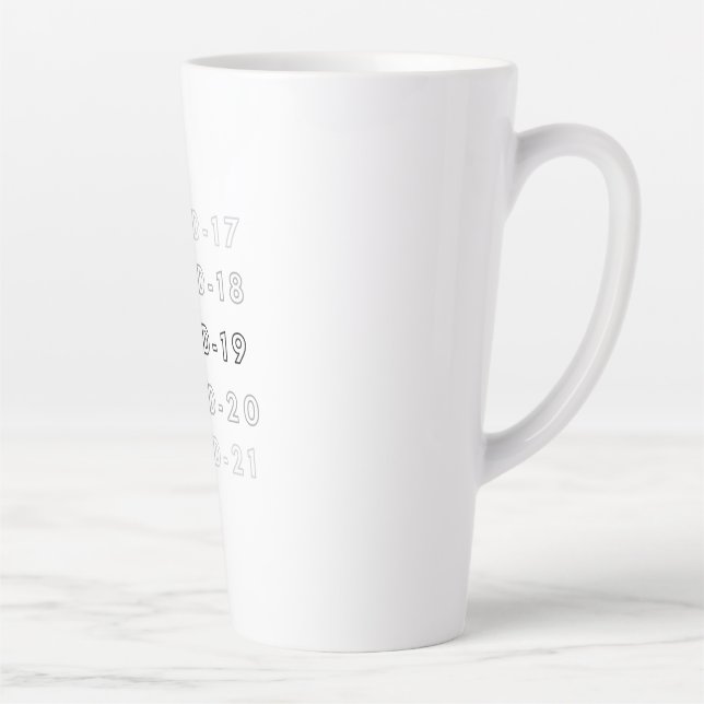 Taza De Café Latte c o v i d (Derecha)