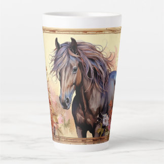 Taza De Café Latte Caballo guapo