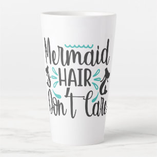 Taza De Café Latte Cabello de Sirena No Importa
