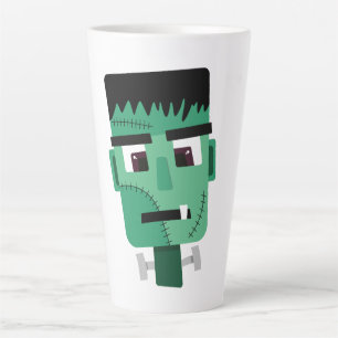 Taza De Café Latte Cabeza de Frankenstein Monster