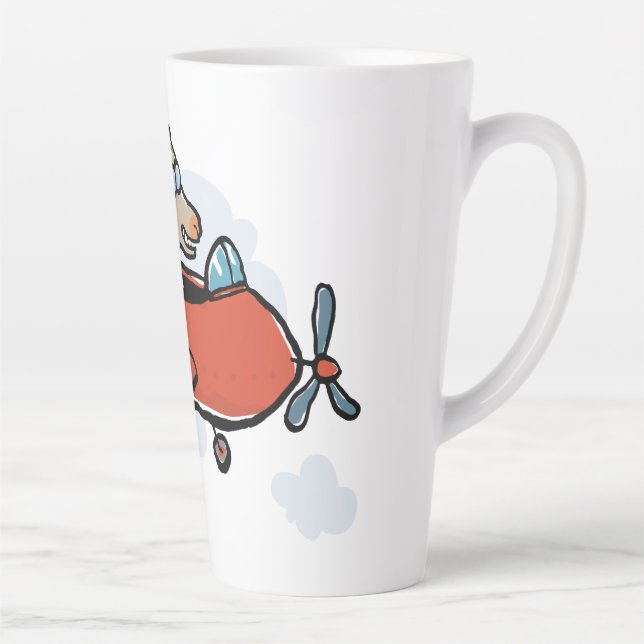 Taza De Café Latte cabra voladora (Derecha)
