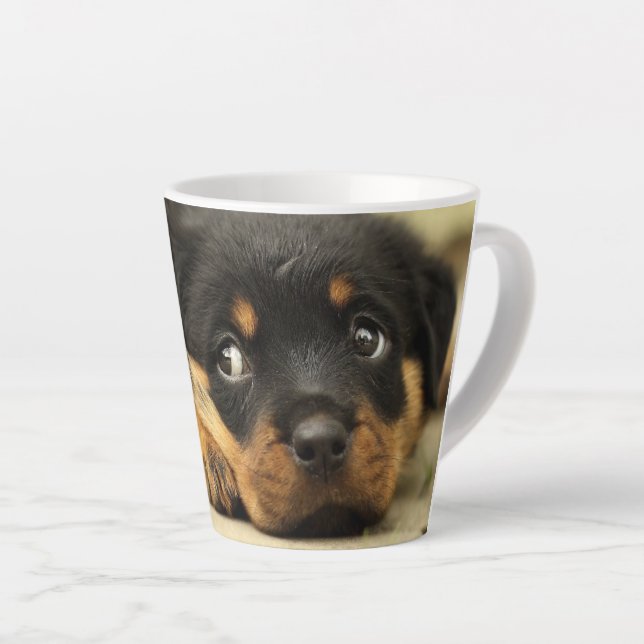 Taza De Café Latte Cachorro (Ángulo derecho)
