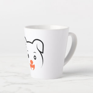 Taza De Café Latte Cachorro de cachorros