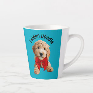 Taza De Café Latte Cachorro de Golden Doodle