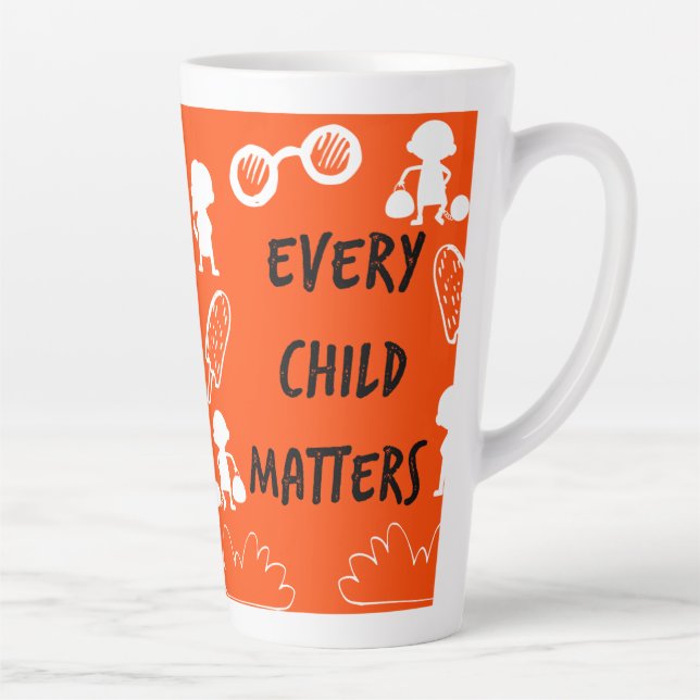 Taza De Café Latte Cada niño importa (Derecha)