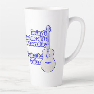 Taza De Café Latte cadena de claves