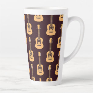 Taza De Café Latte Cadenas melódicas: Pequeño patrón de guitarra