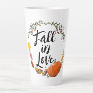 Taza De Café Latte Caer Enamorada