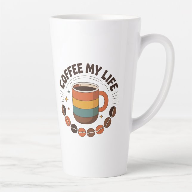 Taza De Café Latte Café (Derecha)