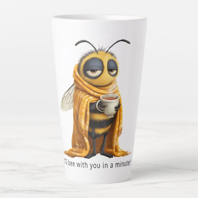 Taza De Café Latte Café Abeja (Anverso)