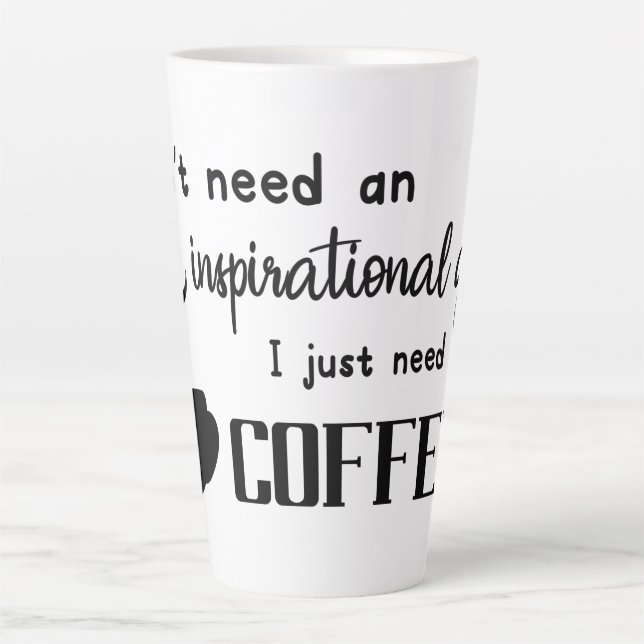 Taza De Café Latte Café adicto, café gracioso, café sarcasmo (Anverso)