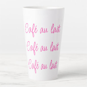 Taza De Café Latte Café au lait Estilo sencillo